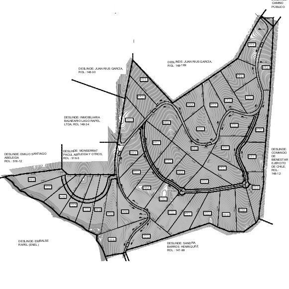 Masterplan del proyecto inmobiliario Bahía Blanca Rapel